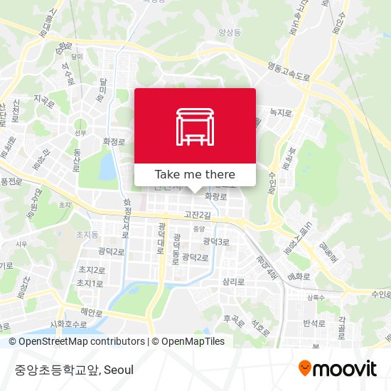 중앙초등학교앞 map