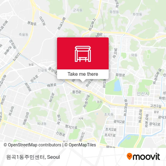 원곡1동주민센터 map