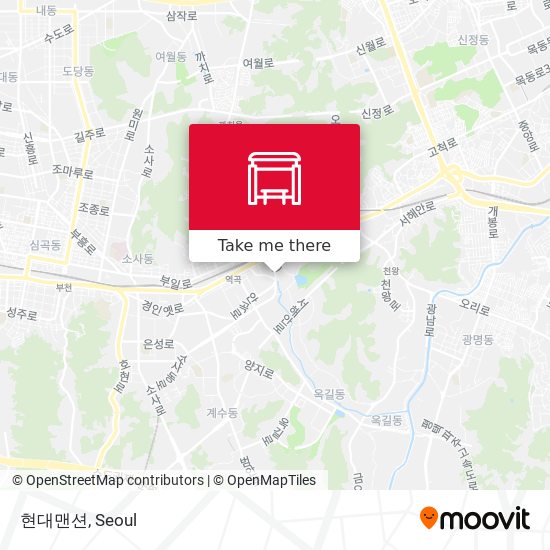 현대맨션 map