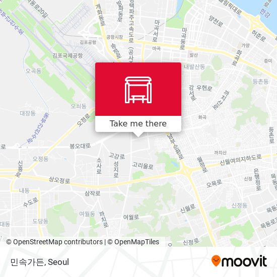 민속가든 map