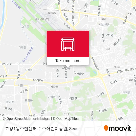고강1동주민센터.수주어린이공원 map