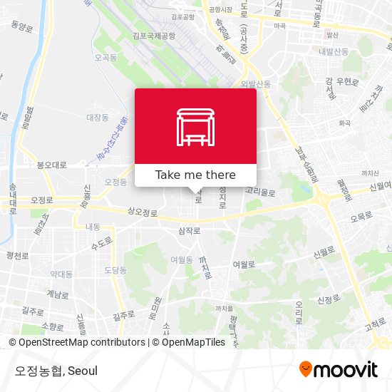 오정농협 map