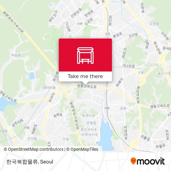 한국복합물류 map