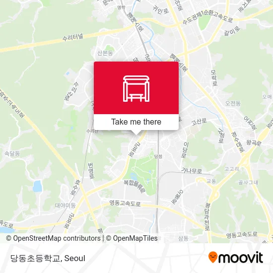 당동초등학교 map
