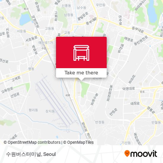 수원버스터미널 map