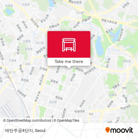 매탄주공4단지 map