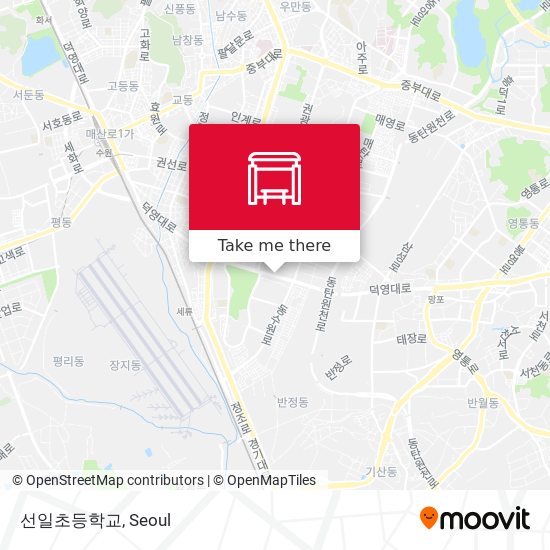 선일초등학교 map