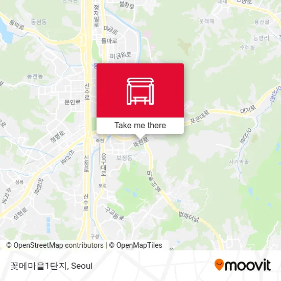 꽃메마을1단지 map