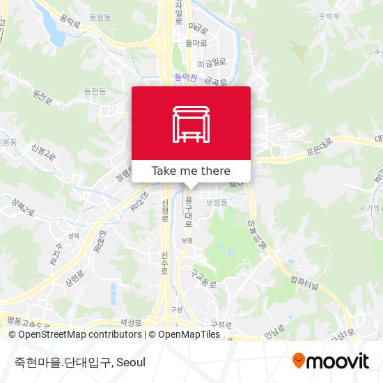 죽현마을.단대입구 map