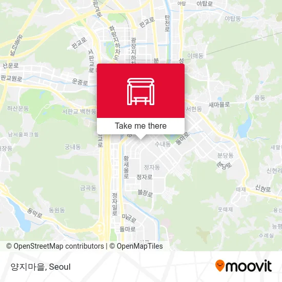 양지마을 map