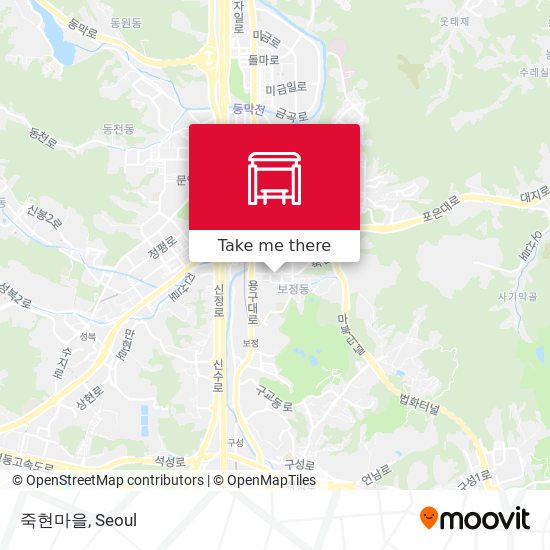 죽현마을 map