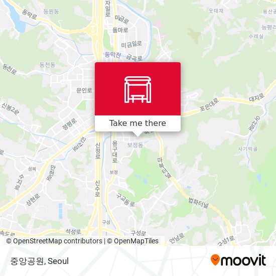 중앙공원 map