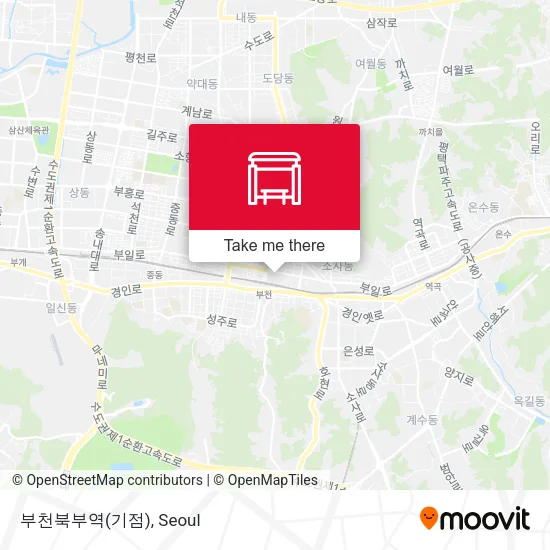 부천북부역(기점) map