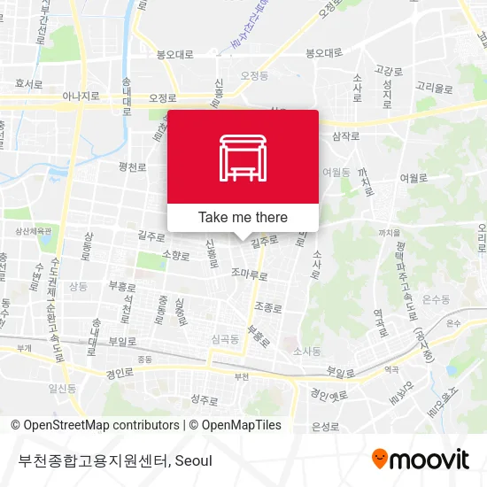 부천종합고용지원센터 map