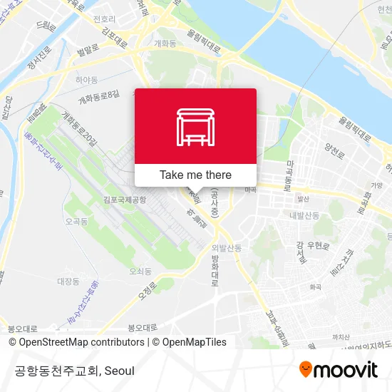 공항동천주교회 map