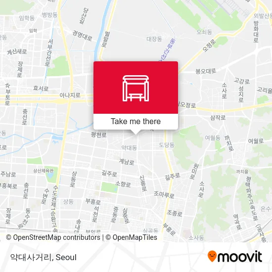 약대사거리 map