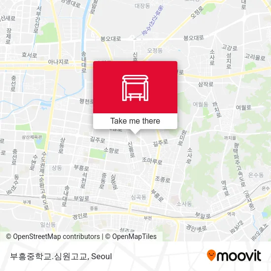 부흥중학교.심원고교 map