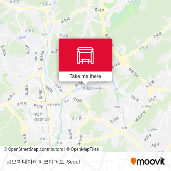 금오현대아이파크아파트 map