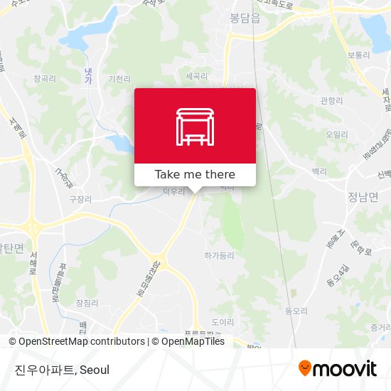 진우아파트 map