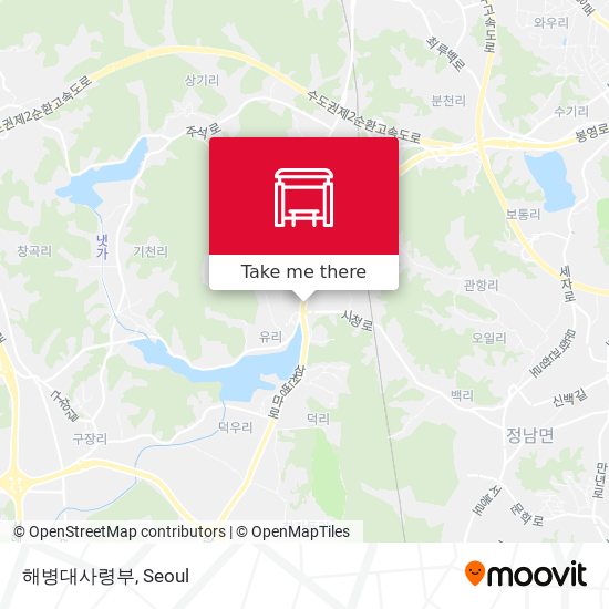 해병대사령부 map