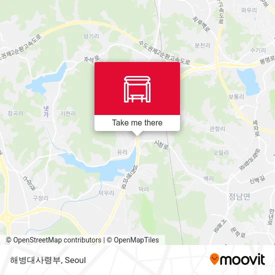 해병대사령부 map