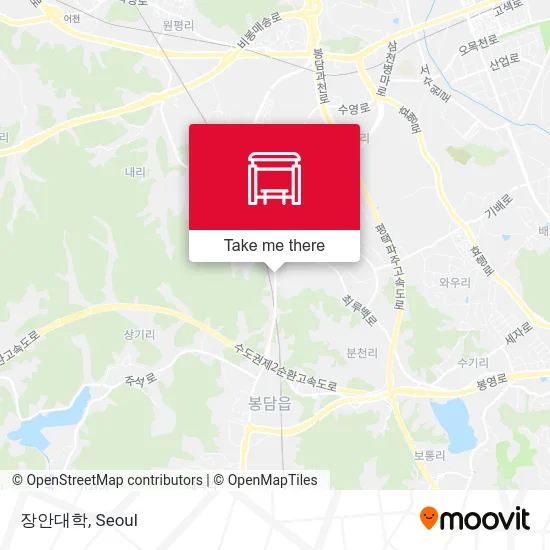 장안대학 map