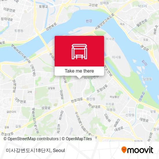 미사강변도시18단지 map