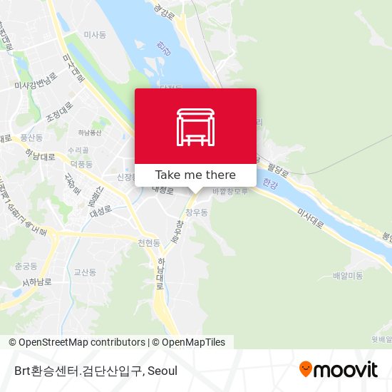 Brt환승센터.검단산입구 map