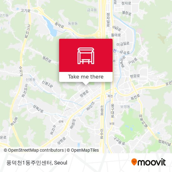 풍덕천1동주민센터 map