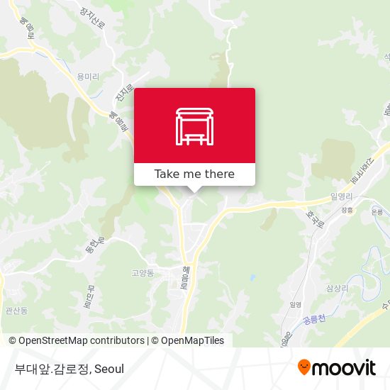 부대앞.감로정 map