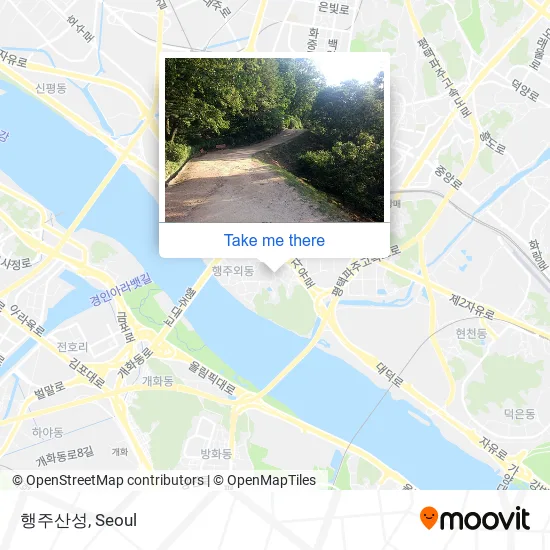 행주산성 map