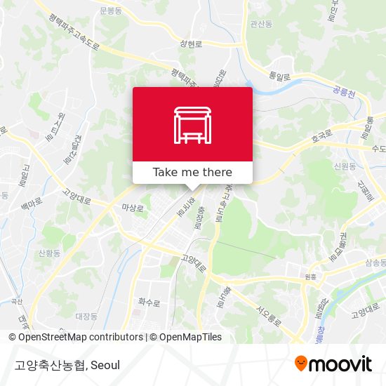 고양축산농협 map