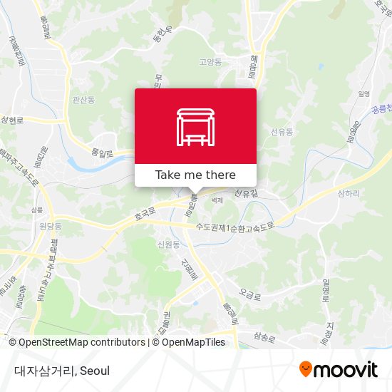 대자삼거리 map