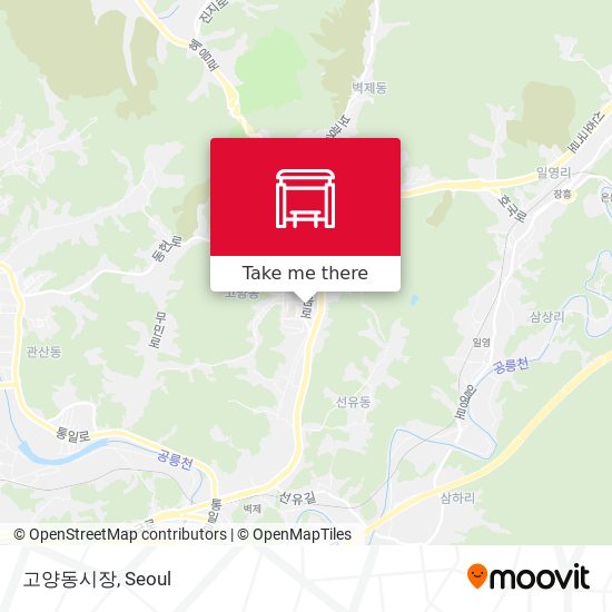 고양동시장 map