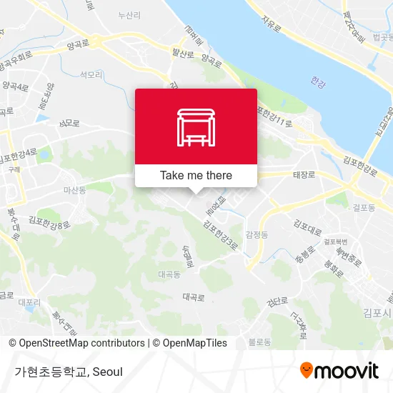 가현초등학교 map