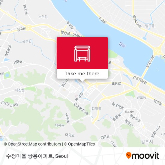 수정마을.쌍용아파트 map