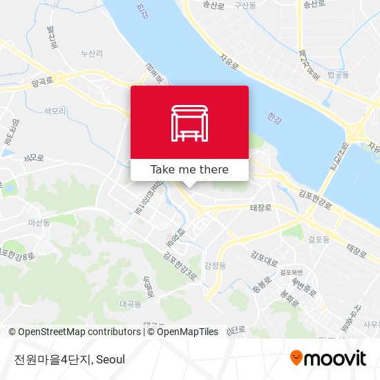 전원마을4단지 map