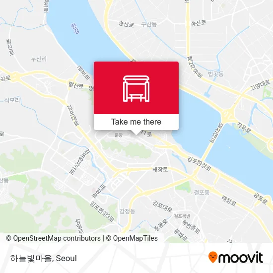 하늘빛마을 map