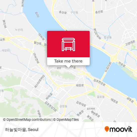 하늘빛마을 map