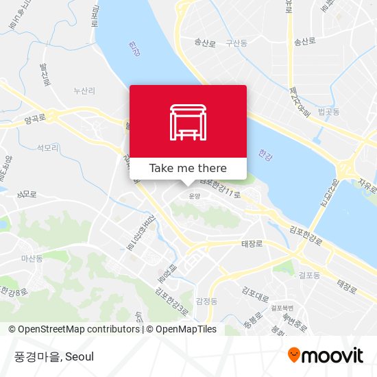 풍경마을 map