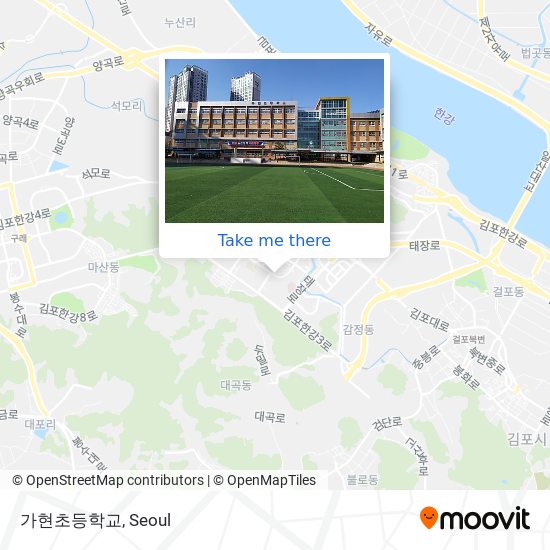 가현초등학교 map