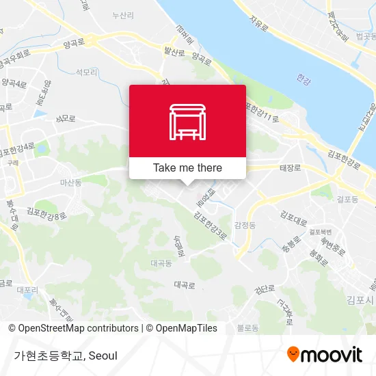 가현초등학교 map