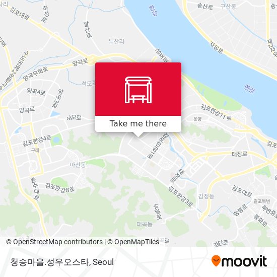 청송마을.성우오스타 map