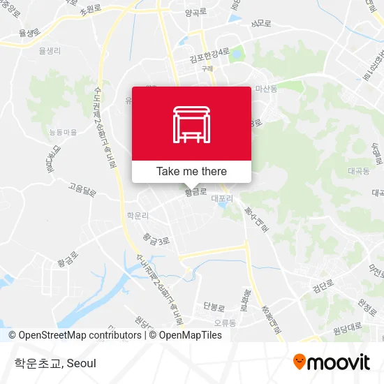 학운초교 map