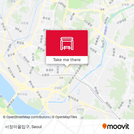 서정마을입구 map