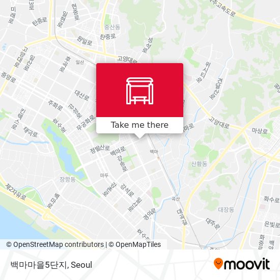 백마마을5단지 map