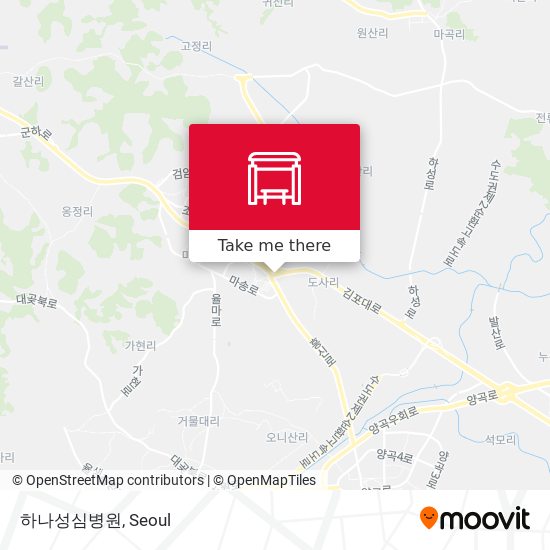 하나성심병원 map