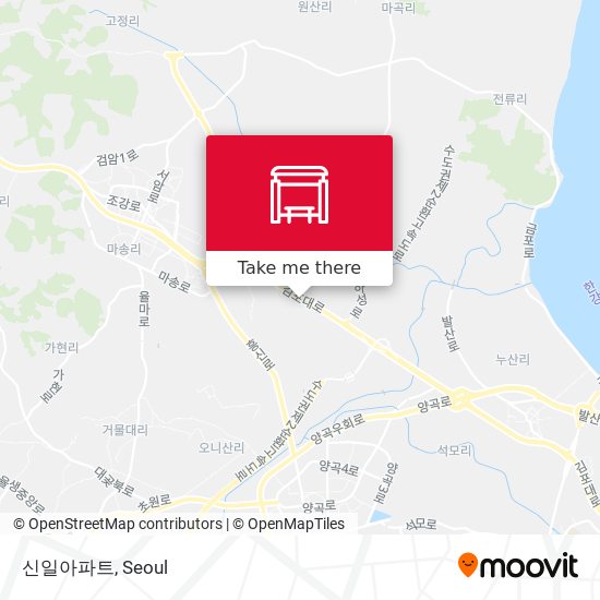 신일아파트 map