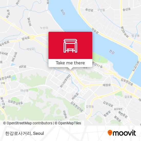 한강로사거리 map