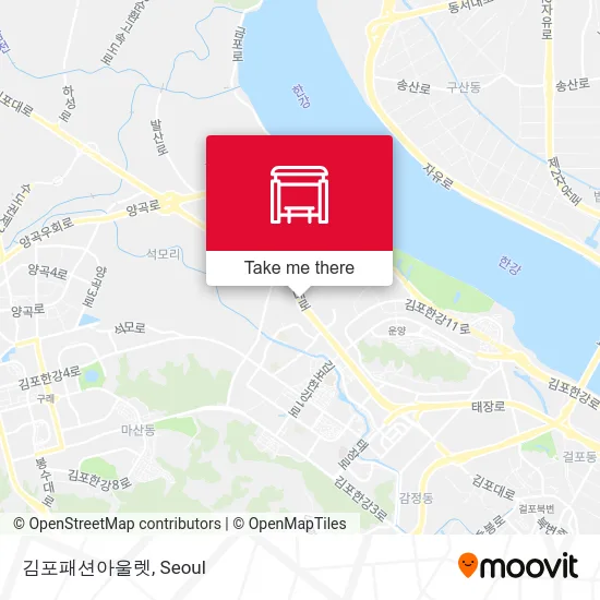 김포패션아울렛 map